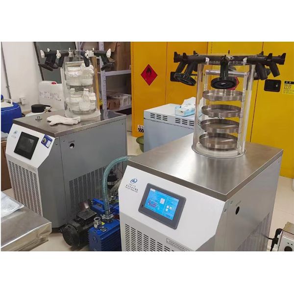 Lab Dry Freezer Machine Vacuum Multifunctional 3-4kg/batch