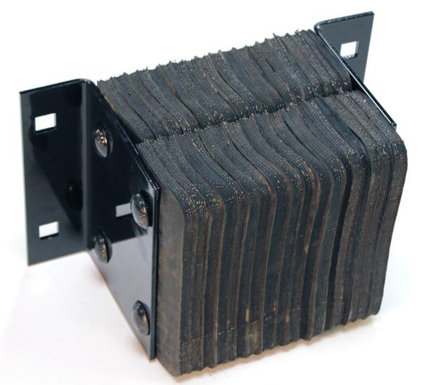 Horizontal Laminated Rubber Dock Bumpers Rectangular Loading Dock Rubber Bumper