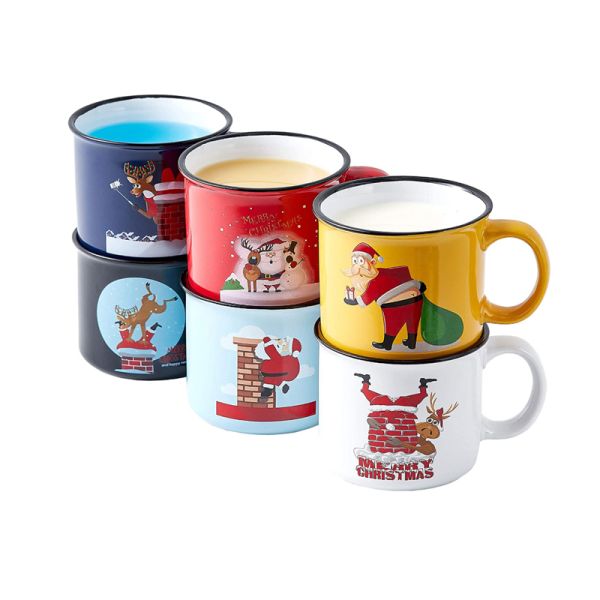 OEM ODM Ceramic Home Decoration , Ceramic Coffee Cup For Halloween Christmas