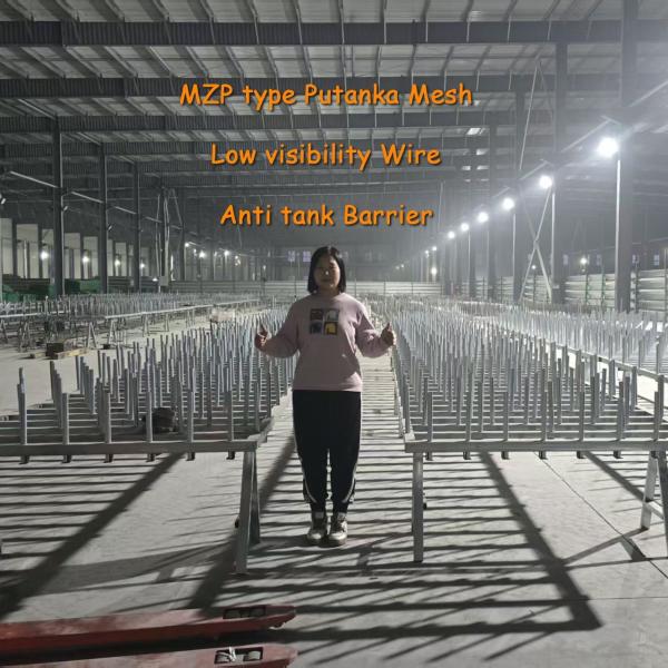 Versatile Tank Trap Mzp Putanka Nets for Various Terrains Vehicle Immobilization Defense Barrier Anti-Tank Barrier