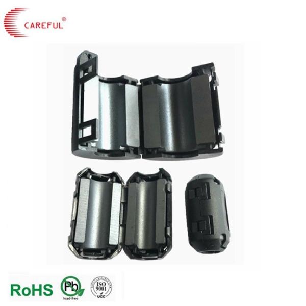 Clip On Ferrite Split Core NiZn Easy Installation With Black Plastic Case
