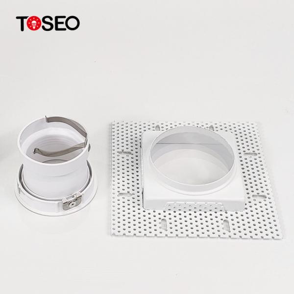 GU5.3 125mm Anti Glare Spotlights Adjustable Trimless Square Recessed Lighting