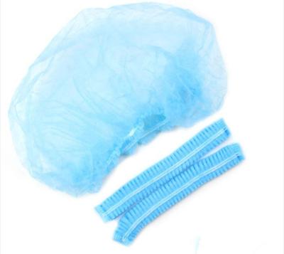 OEM Disposable Non Woven Cap With Single Elastic 18 21 24 Size