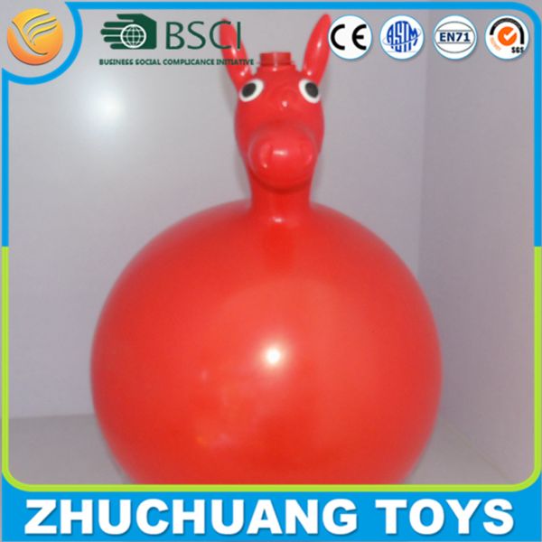custom design animal horse type space hopper ball