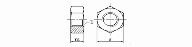 M1-M10 DIN 985 DIN 982 Nuts Stainless Steel Carbon Steel