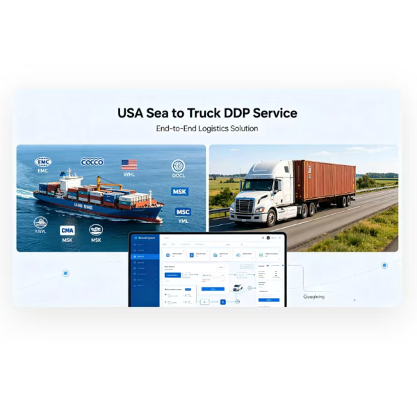 USA Sea To Truck DDP Service For Reliable Door To Door Logistic