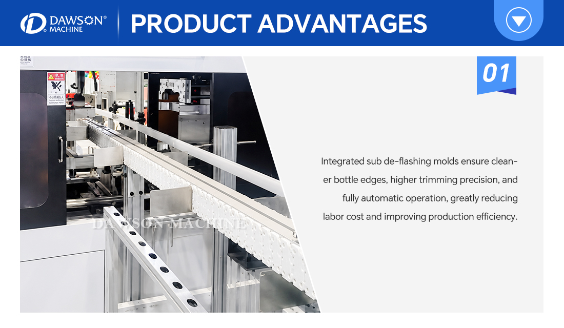 Automatic HDPE Rotary Blow Molding Machine with 25L Max. Product Volume Temperature Control