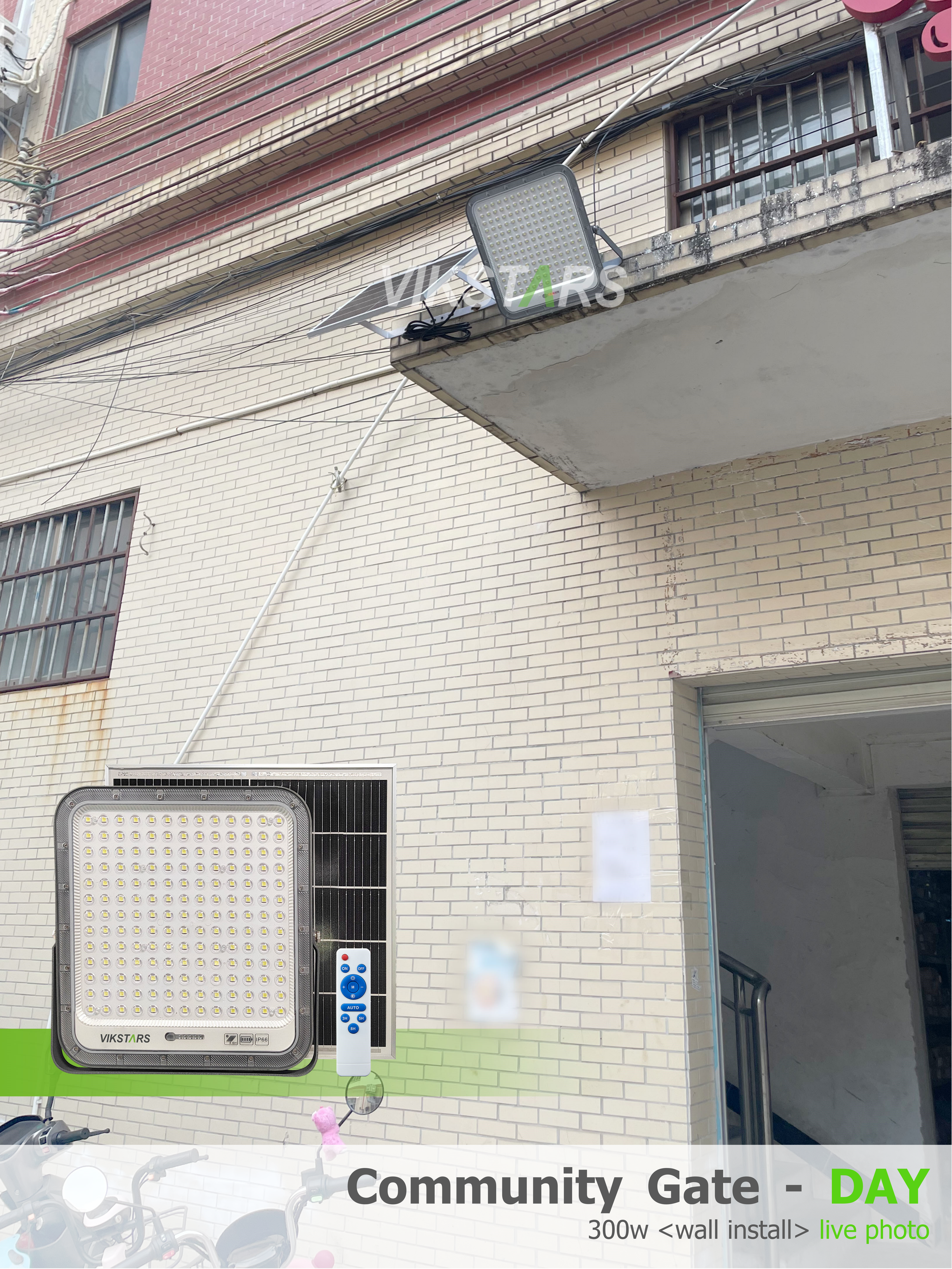 Battery Replaceblae 60w 100w 200W 300w Solar Flood Lights With PC Lens