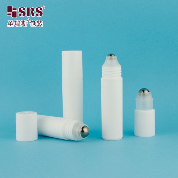 20ml White Plastic Roll On Bottle RPP Series For Essential Oils