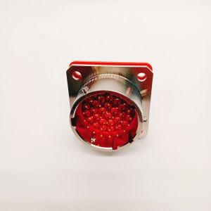 Aerospace Grade Waterproof Circular Connector with Gold-Plated Contacts and Aluminum Alloy Shell Bayonet Receptacle
