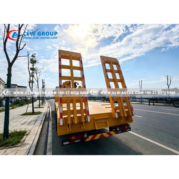 Sinotruk HOWO 6x4 Flatbed Wrecker Truck with 10 Ton Knuckle Boom Crane