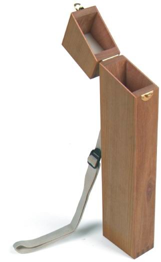 Unique Personalized Storage Containers With Shoulder Strap , Vertical Art Cases For Storage