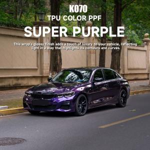 K070 Super Purple TPU Color Car Paint Protection Film Wrap Vinyl Roll Cars
