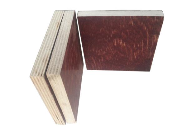 No Deformation Poplar Core Pine Faced Plywood Weather Resistance
