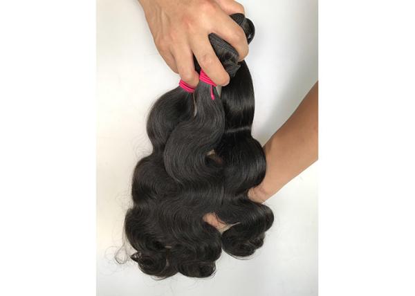 30 100% Brazilian Raw Hair Virgin Hair Bundles With Lace Closure