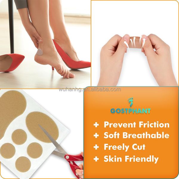Anti Wear Self Adhesive Heel Protector Tape PE Foam Foot Care Stickers