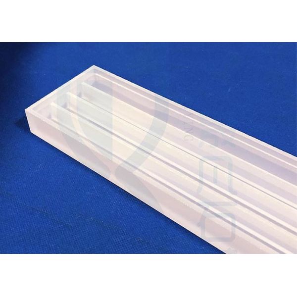 Изготовленное на заказ замороженное листовое стекл кварца 2.2g/Cm3 квадрата большое