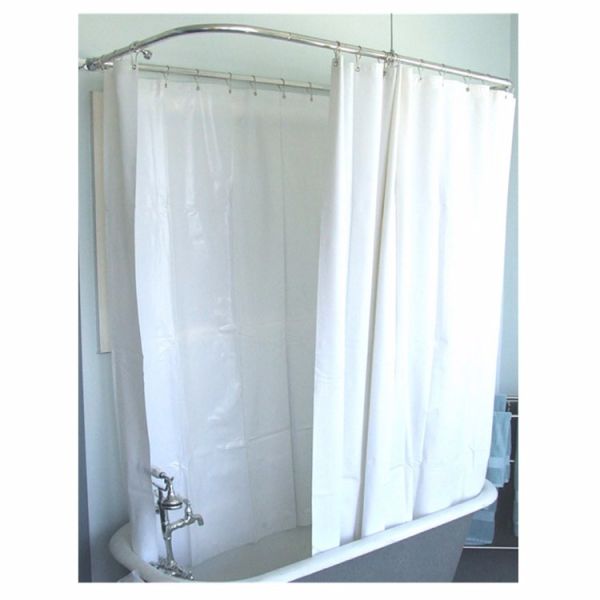Odorless Clear Plastic Shower Curtain Machine Washable With Highly Compatible Design
