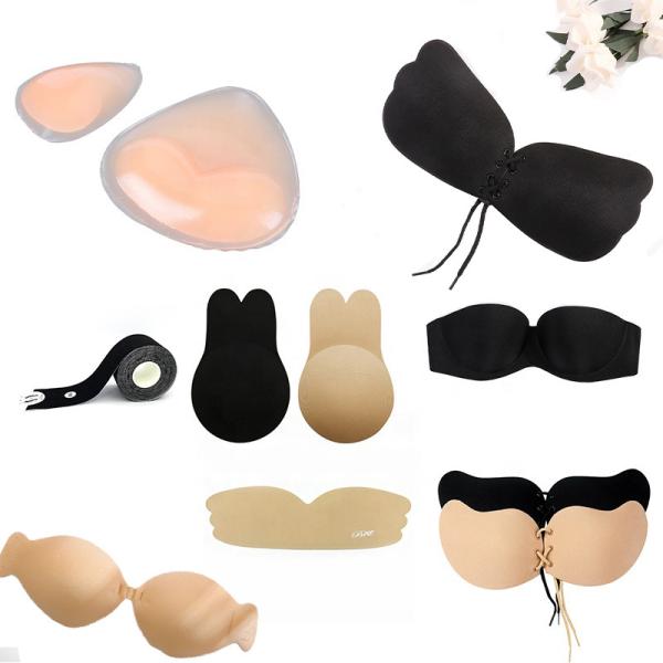 Niris Lingerie Dropshipping Underwear accessory Push Up Backless Nipple Cover Adhesive silicon bra Nude Boob Tape