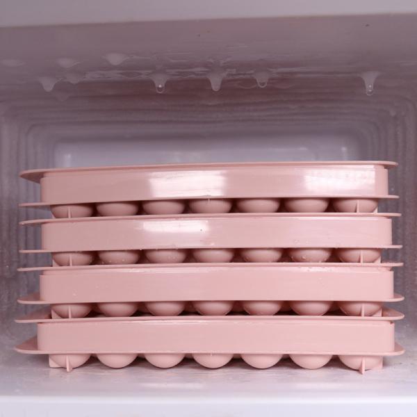 Customized BPA-Free Circle Ice Tray for Freezer Small Round Ice Cube Trays Round Sphere