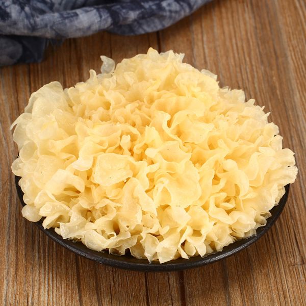 Premium Mushroom Tremella Organic Snow Fungus White Fungus for Cantonese Dessert Cooking or Restaurant Use