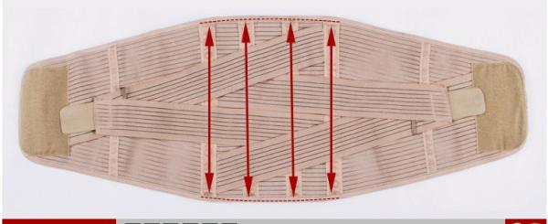 Neige alpine Logo Custom Size de ceinture de soutien de Gray Strong Restraint Lower Lumbar