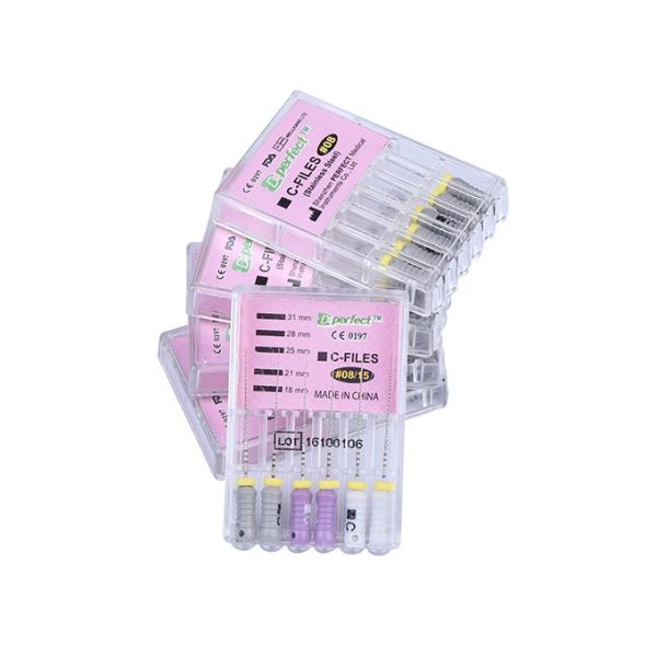 Dental Stainless Steel Endo Hand Files C Files For Endodontic Root Canal