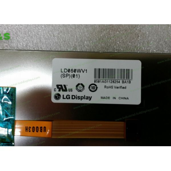 Antiglare a- Si 5.0 inch 500 cd / m² LG LCD Panel High Luminance LD050WV1- SP01
