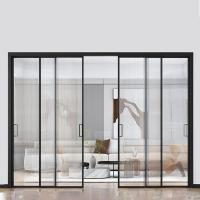 Home / Office Aluminium Bifold Sliding Doors Waterproof Aluminium Folding Glass Door