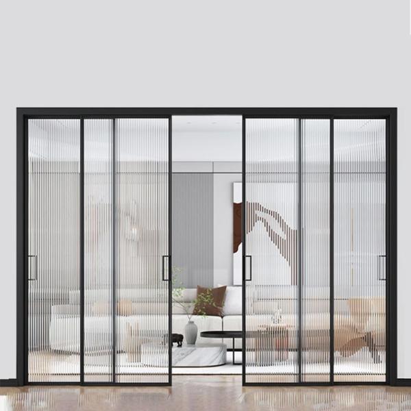 Home / Office Aluminium Bifold Sliding Doors Waterproof Aluminium Folding Glass Door
