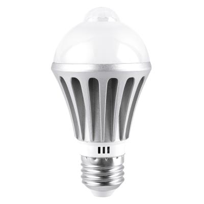 Home E27 B22 Motion Sensor Bulb With Casting Aluminum Housing