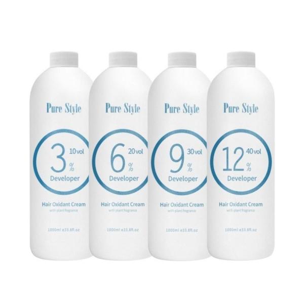 PureStyle 1000ml Professional Peroxide Developer Raw Material Wholesale Natural Hair Oxidant Cream OEM/ODM Manufacturer