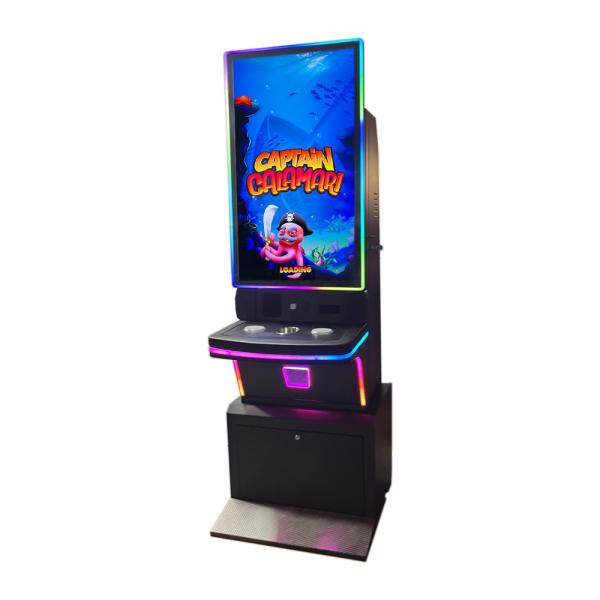 43 Inch Metal Skill Gaming Cabinet Slot Machine With Capacitive Touch Monitor For Firelink / Lightning Games