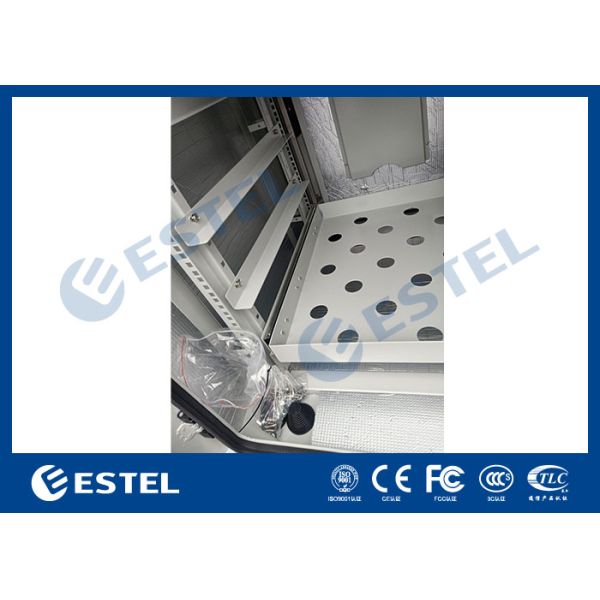 Stainless Steel IP56 Weatherproof Telecom Equipment Racks Outdoor Dual Door