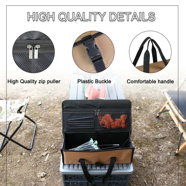 Сумка универсального на открытом воздухе перемещения большой емкости располагаясь лагерем, складная сумка хранения инструмента