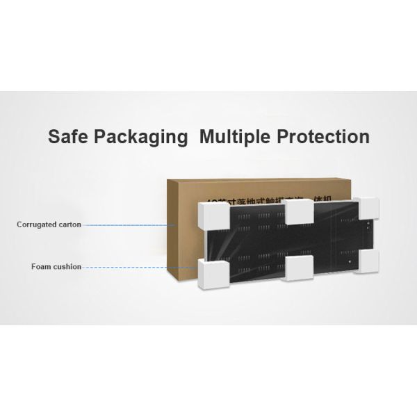 16GB Infrared Floor Stand Interactive Touch Screen Kiosk for Information Advertisement