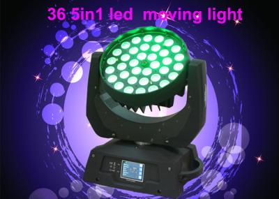 Luz principal movente do diodo emissor de luz de DMX RGBW 36 x 10w para a iluminação da fase do concerto/teatro