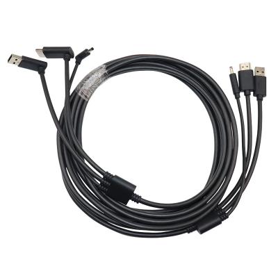 3 in 1 VR Cable  angle connectors psx4 vr eye game extension sync for HTC VIVE