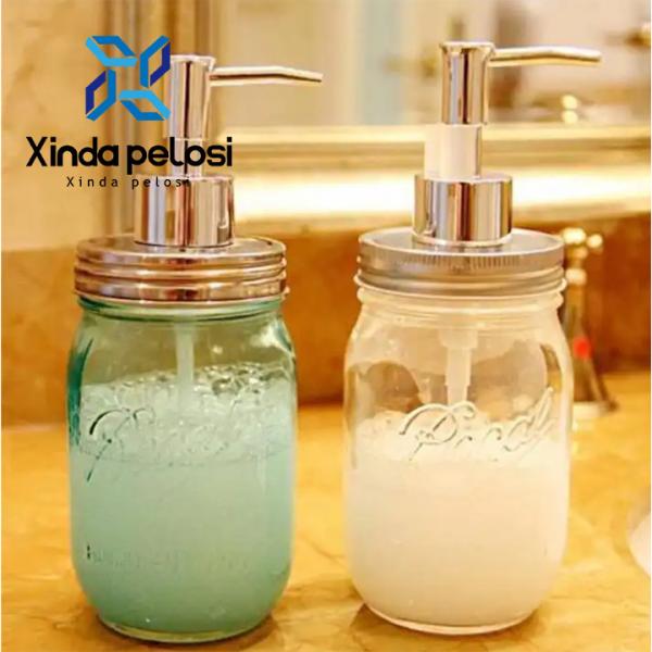 Dispensador de loção corporal de 24 mm com tampa de parafuso de plástico