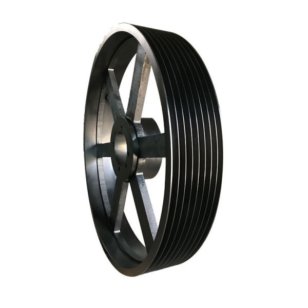 Iron Large V Belt Pulley for Power Transmission Customized by Sand Casting Specialist