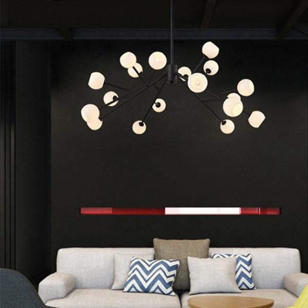 Art Decor spider chandelier restaurant bar living room sputnik light Black Color Loft chandelier(WH-MI-237)