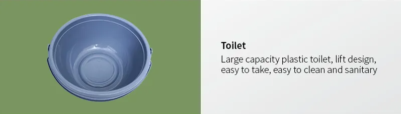 Chaise de toilette en acier inoxydable réglable pour les adultes