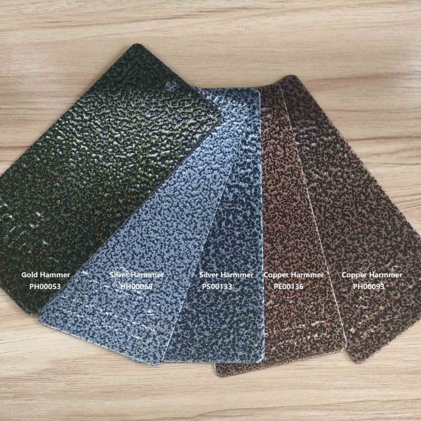 Anti-rust Antique Cooper hammertone Finish Polyester Powder Coating Paint for Outdoor Iron Railing Coat Spray metal coating