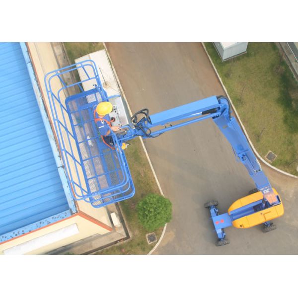 28M Self Propelled Telescopic Vehicle Mounted Hydraulic Boom Lift With Cummins Diesel Engine GTBZ28