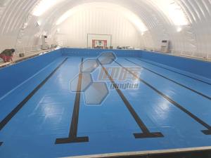 Intelligent PVC Above Ground Swimming Pool For Adults Self Stabilizing Design