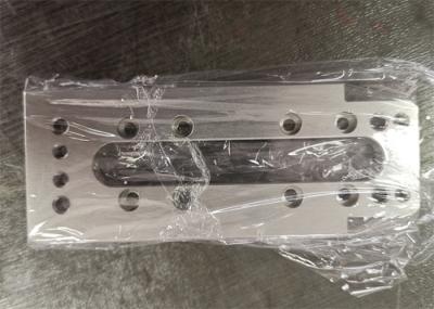 Milled Machined Aluminum Cylinder Mounting Plate / Flange Mount Caster Base Plate