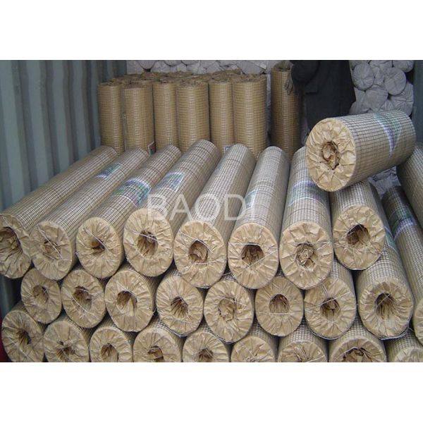 Professional Welded Steel Wire Fabric Zinc Coated Layer Roll Height 3' 4' Or 5'