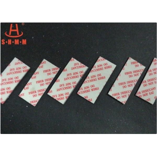 1.0mm Thin Natural Rectangle Fiber Desiccant , Bio - Kit Moisture Absorber For