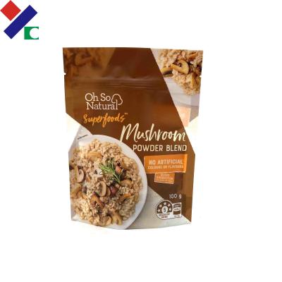 Bolsa écologique transparent tiennent des poches avec la fenêtre personnalisable