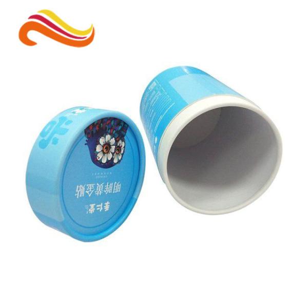 Eco Friendly Cardboard Gift Boxes Custom Beautiful Tube Packaging Matt Lamination Printing